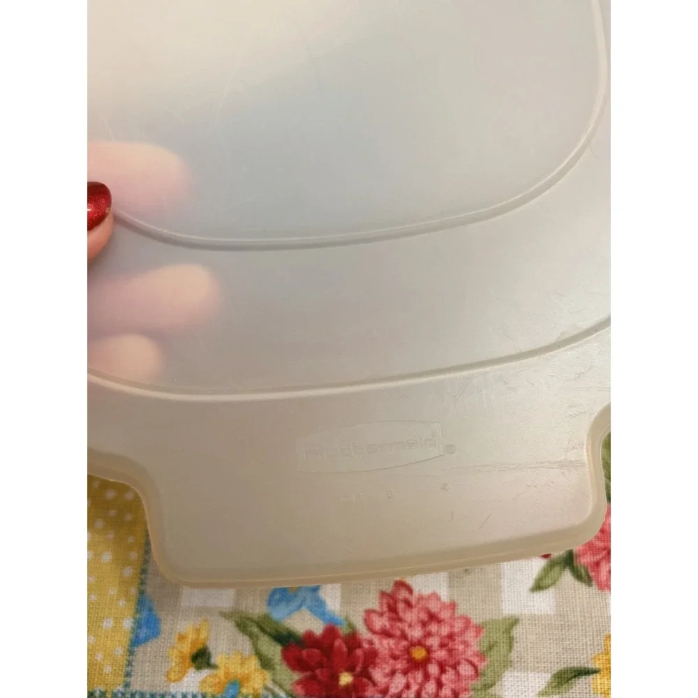 Rubbermaid Microwave Cookware 3, 2 & 1 Quart Casserole Bowls Lid Lot Of 5 Vtg